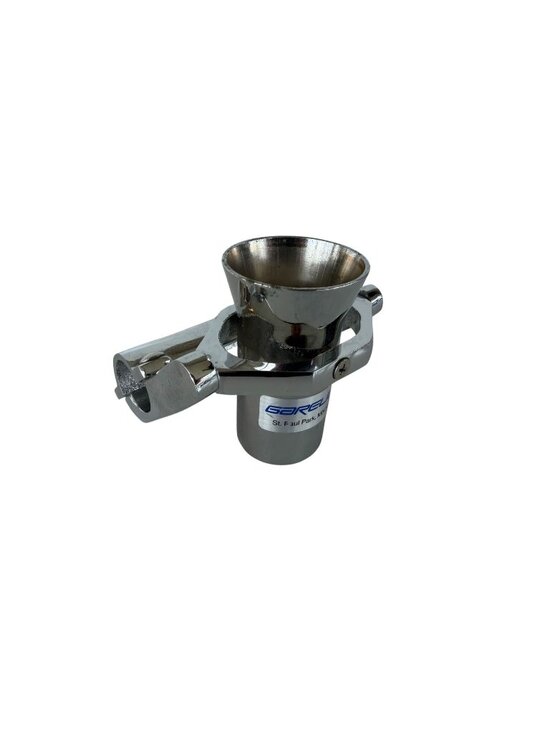 Garelick Other - NOS Garelick EEZ-IN HD Marine Chrome Boat Fishing Rod Pole Swivel Gimbal 1" Tube